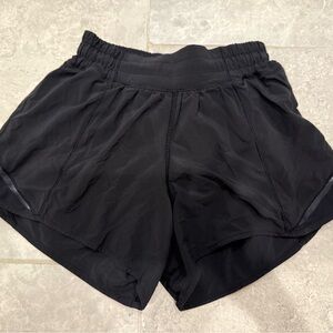 lululemon athletica Black Athletic Shorts Lightweight Performance